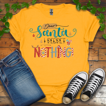 Dear Santa Regret Nothing